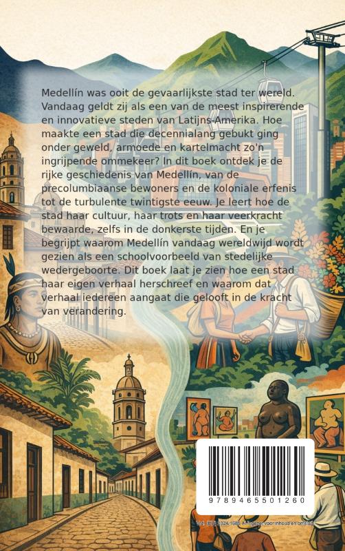 Achterkant van Alles over Medellín