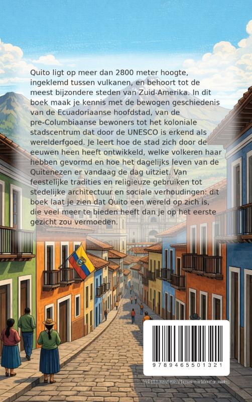 Achterkant van Alles over Quito