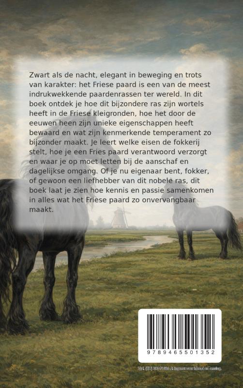 Achterkant van Alles over het Friese paard