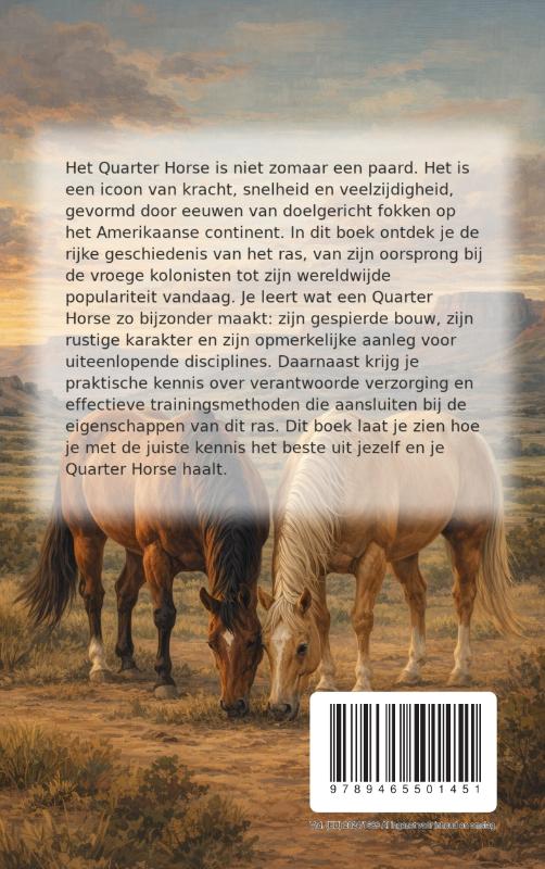 Achterkant van Alles over het Quarter Horse