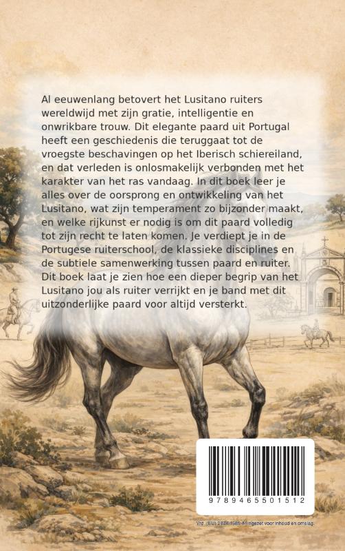 Achterkant van Alles over het Lusitano