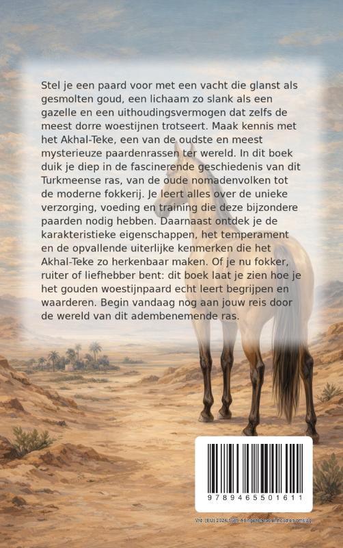 Achterkant van Alles over het Akhal-Teke