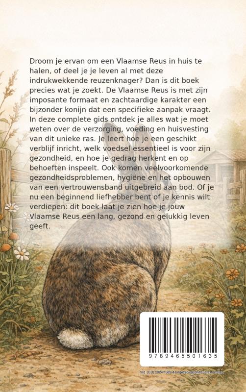 Achterkant van Alles over het Vlaamse Reuskonijn
