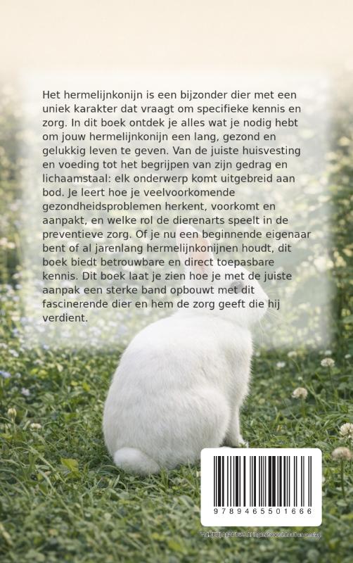 Achterkant van Alles over het Hermelijnkonijn