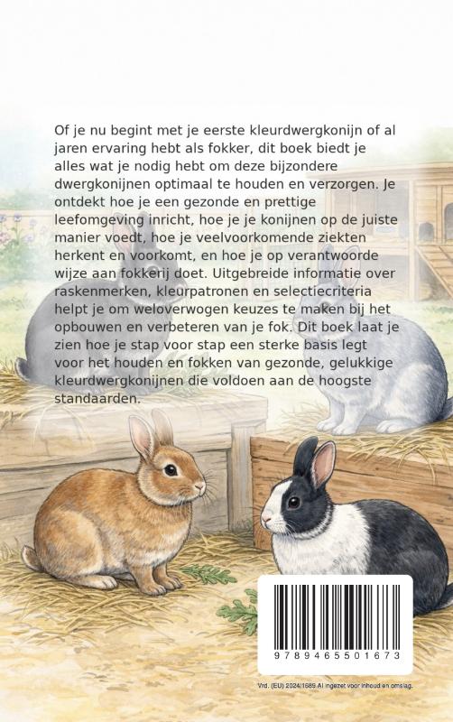 Achterkant van Alles over het Kleurdwergkonijn