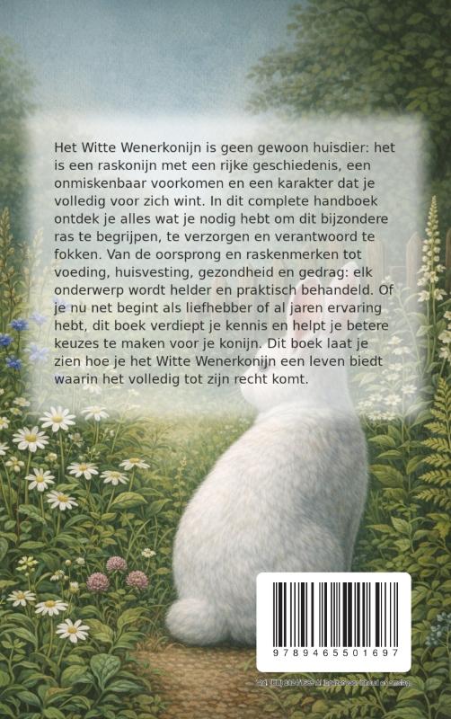 Achterkant van Alles over het Witte Wenerkonijn