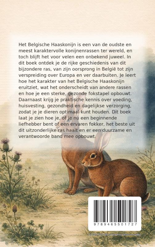 Achterkant van Alles over het Belgische Haaskonijn