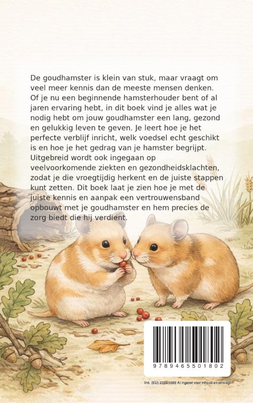 Achterkant van Alles over de Goudhamster