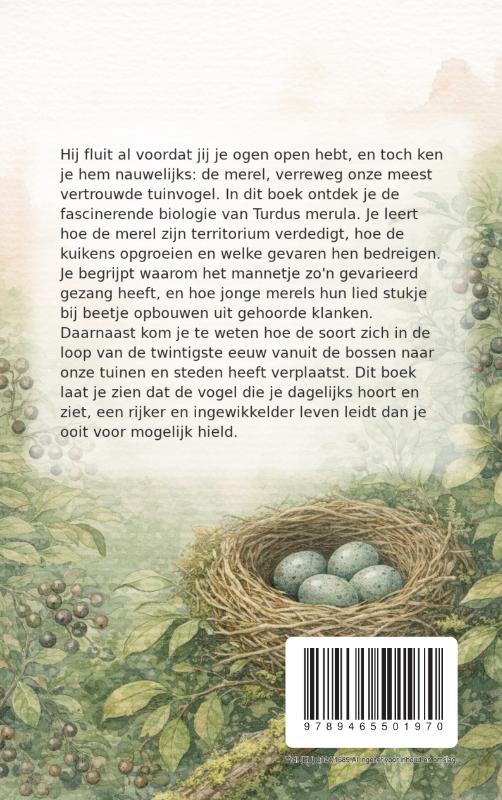 Achterkant van Alles over de Merel
