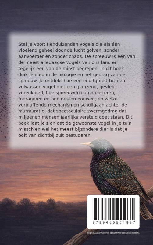 Achterkant van Alles over de Spreeuw