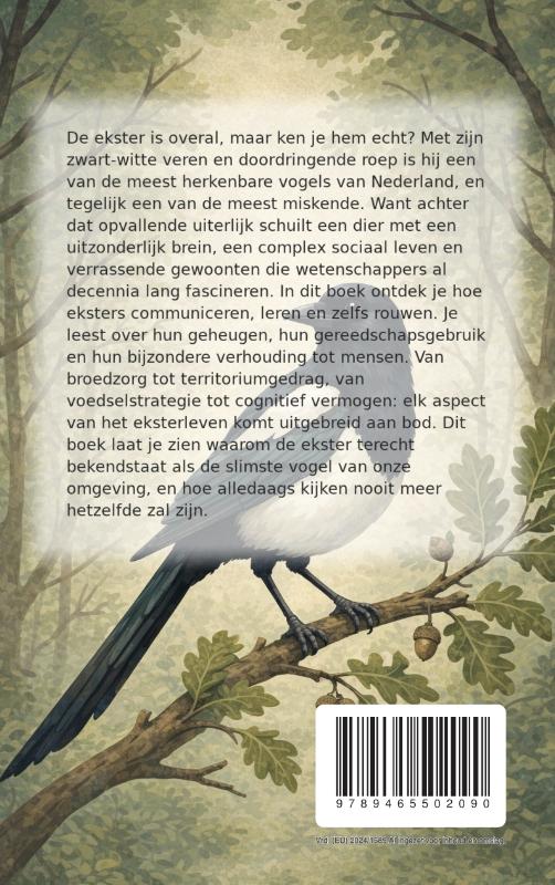 Achterkant van Alles over de Ekster
