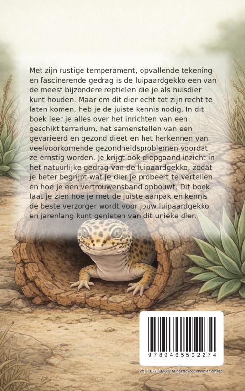 Achterkant van Alles over de Luipaardgekko