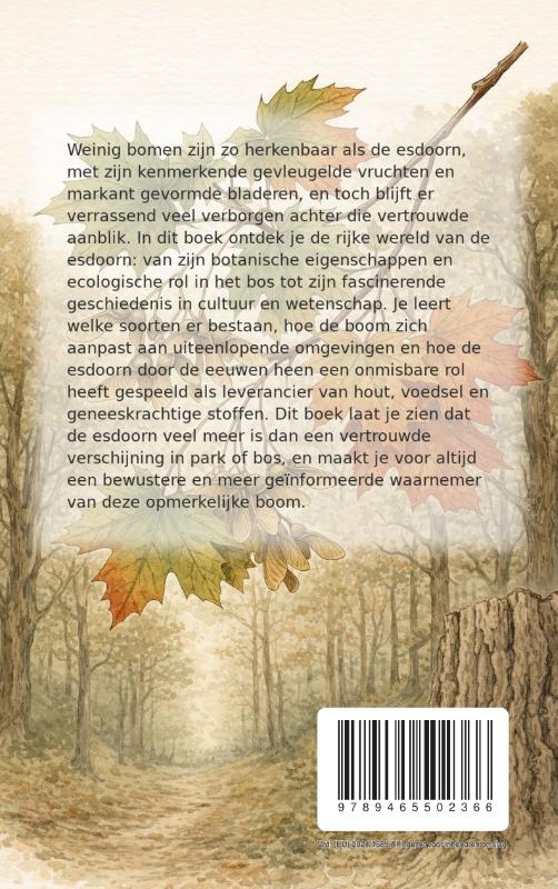 Achterkant van Alles over de Esdoorn