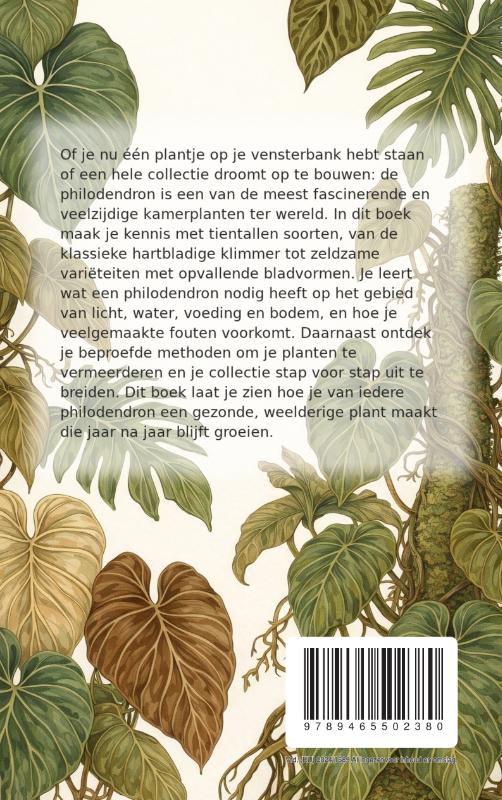 Achterkant van Alles over de Philodendron