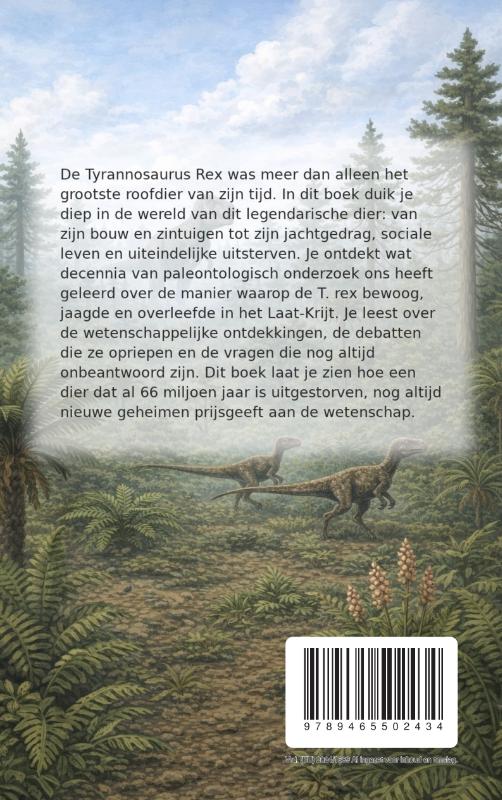 Achterkant van Alles over de Tyrannosaurus Rex