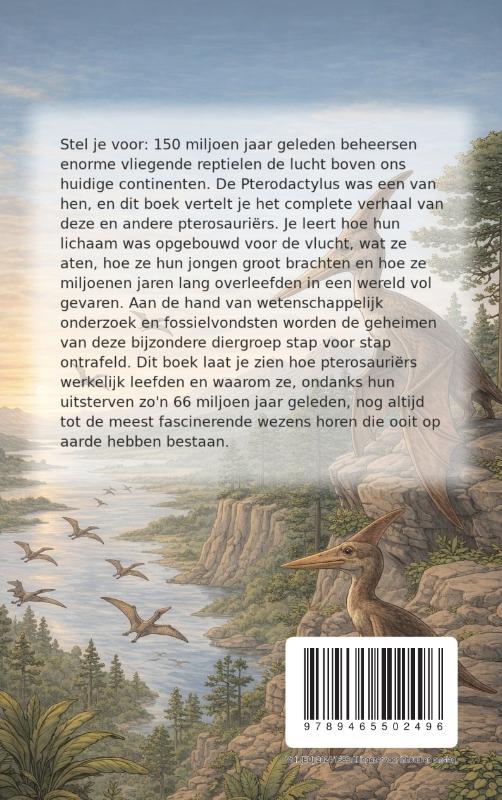 Achterkant van Alles over de Pterodactylus