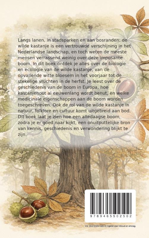 Achterkant van Alles over de Wilde Kastanje
