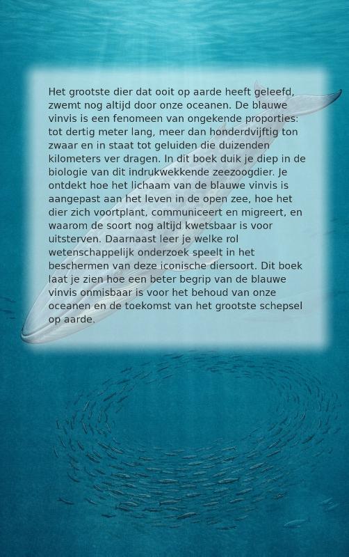 Achterkant van Alles over de Blauwe Vinvis