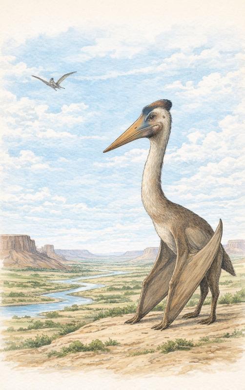 Achterkant van Alles over de Quetzalcoatlus