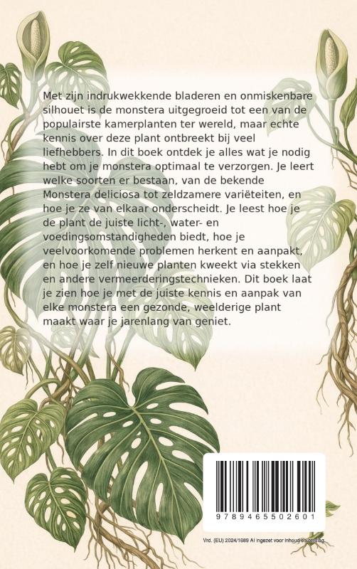 Achterkant van Alles over de Monstera