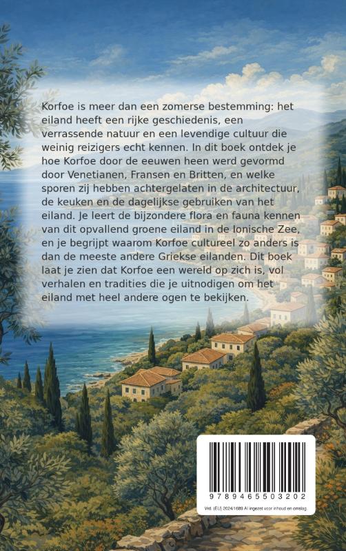 Achterkant van Alles over Korfoe