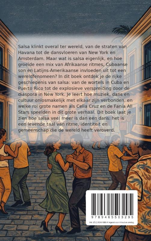 Achterkant van De wereld van Salsa