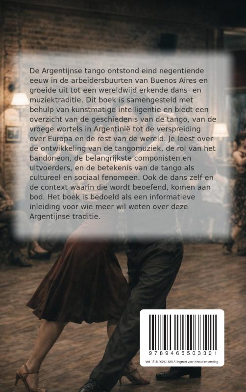 Achterkant van De wereld van Tango
