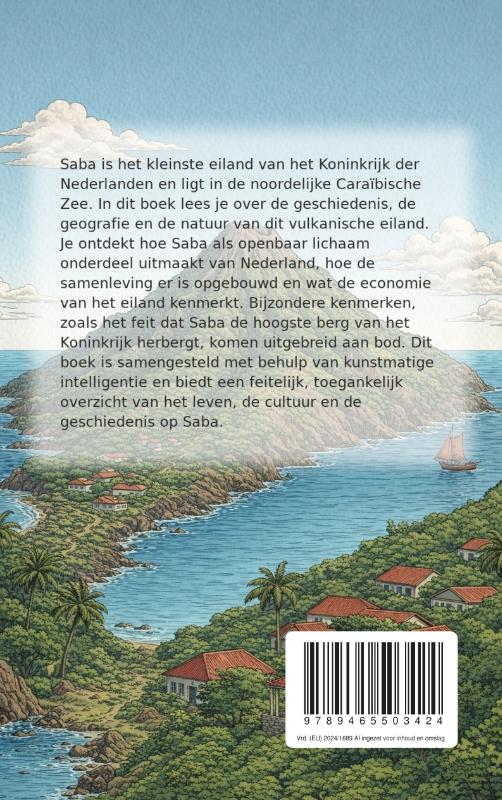 Achterkant van Alles over Saba