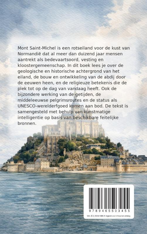 Achterkant van Werelderfgoed: Mont Saint-Michel