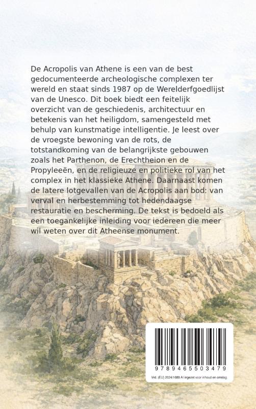 Achterkant van Werelderfgoed: Acropolis