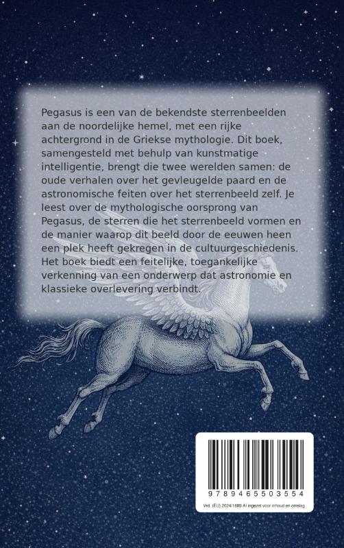 Achterkant van Het sterrenbeeld Pegasus