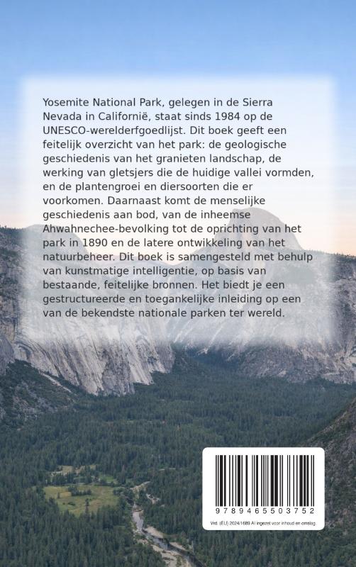 Achterkant van Werelderfgoed: Yosemite