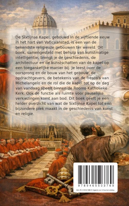 Achterkant van Werelderfgoed: Sixtijnse Kapel