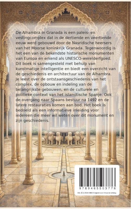 Achterkant van Werelderfgoed: Alhambra