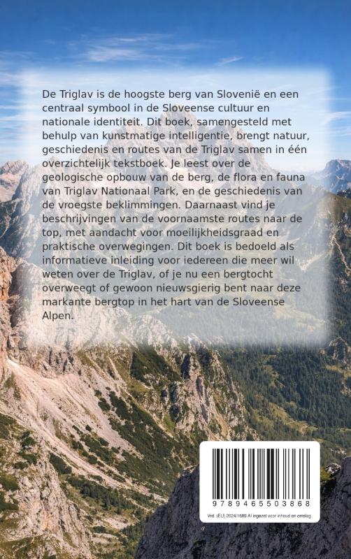 Achterkant van Alles over de Triglav