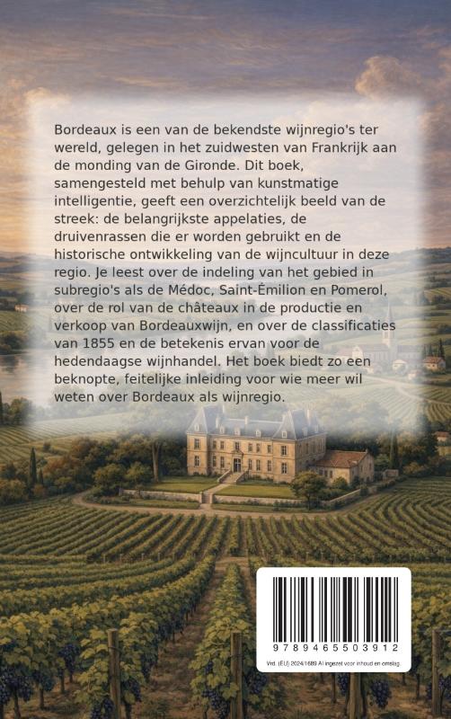 Achterkant van Wijnstreek Bordeaux