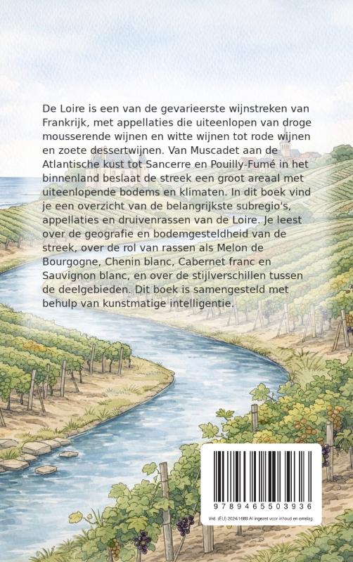 Achterkant van Wijnstreek Loire