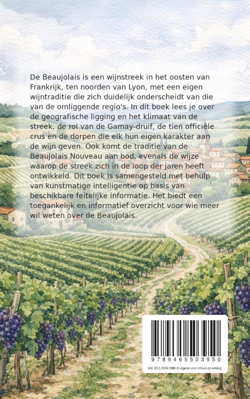 Achterkant van Wijnstreek Beaujolais