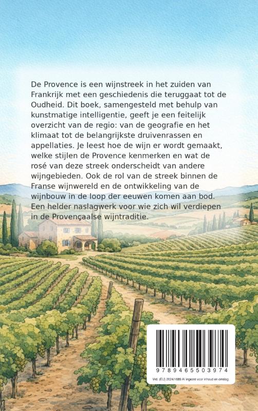 Achterkant van Wijnstreek Provence