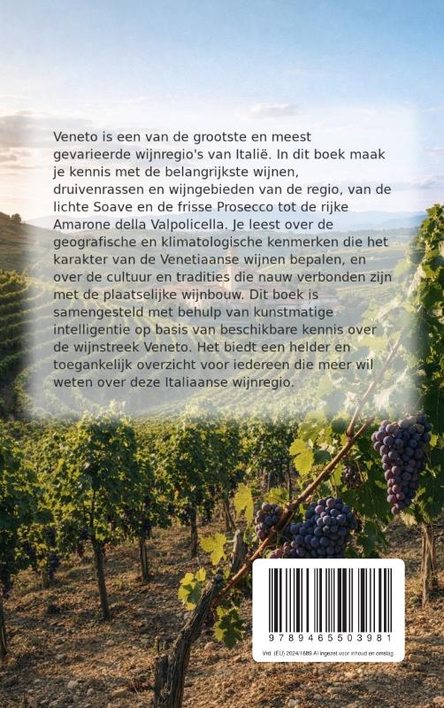 Achterkant van Wijnstreek Veneto
