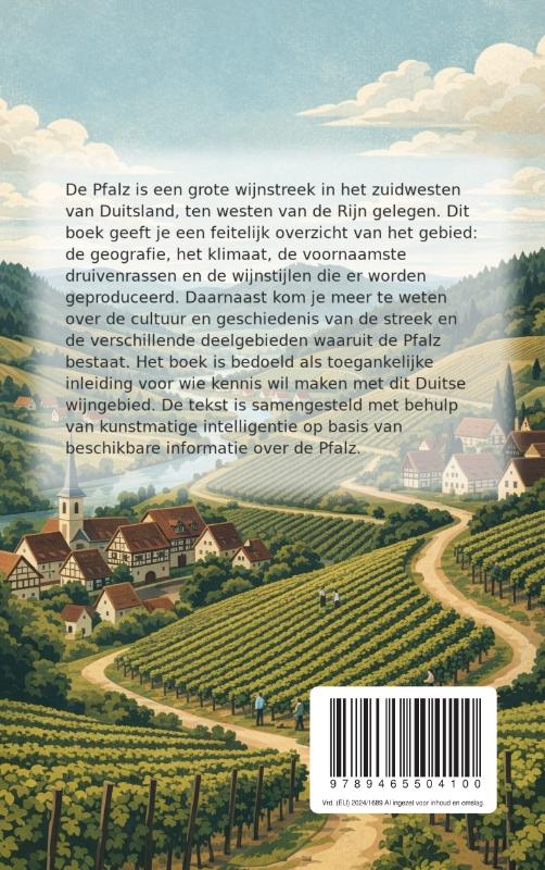 Achterkant van Wijnstreek Pfalz