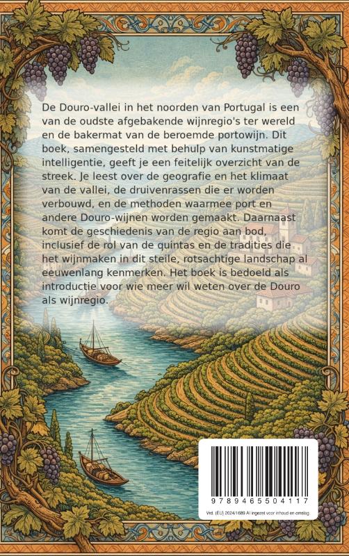 Achterkant van Wijnstreek Douro