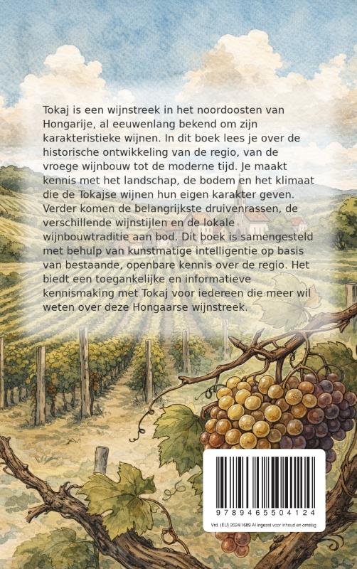 Achterkant van Wijnstreek Tokaj
