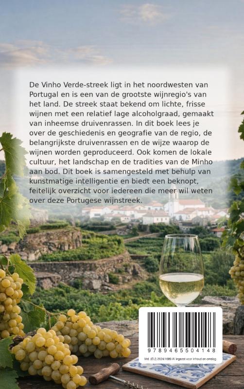 Achterkant van Wijnstreek Vinho Verde