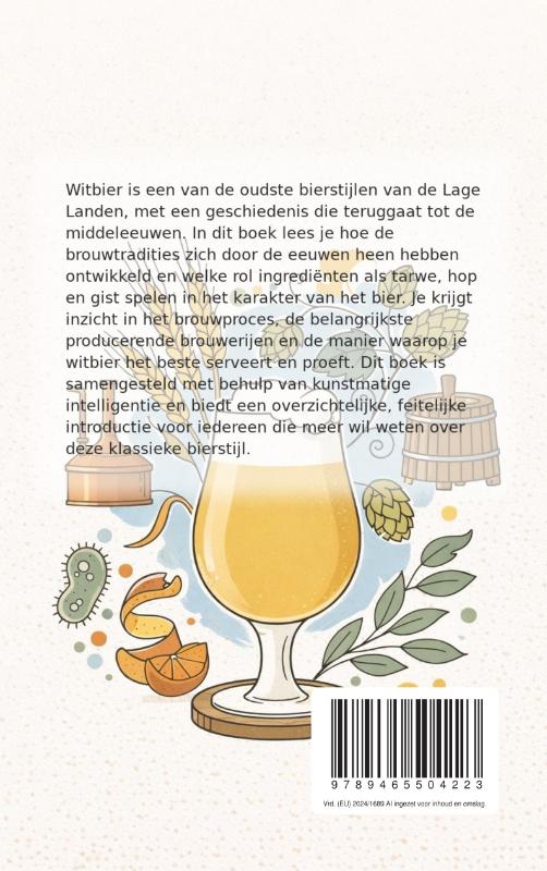 Achterkant van Alles over Witbier