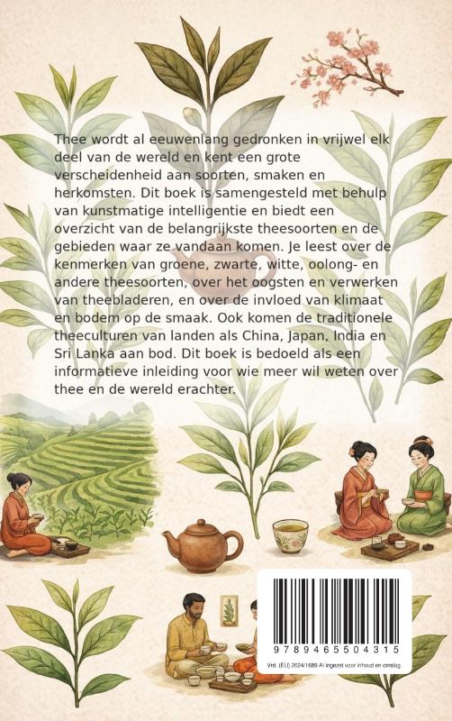 Achterkant van Alles over Theesoorten Wereldwijd