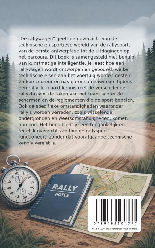 Achterkant van De rallywagen