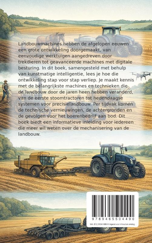 Achterkant van Landbouwmachines door de jaren