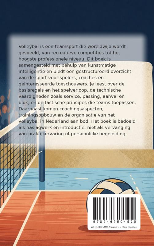 Achterkant van Alles over Volleybal