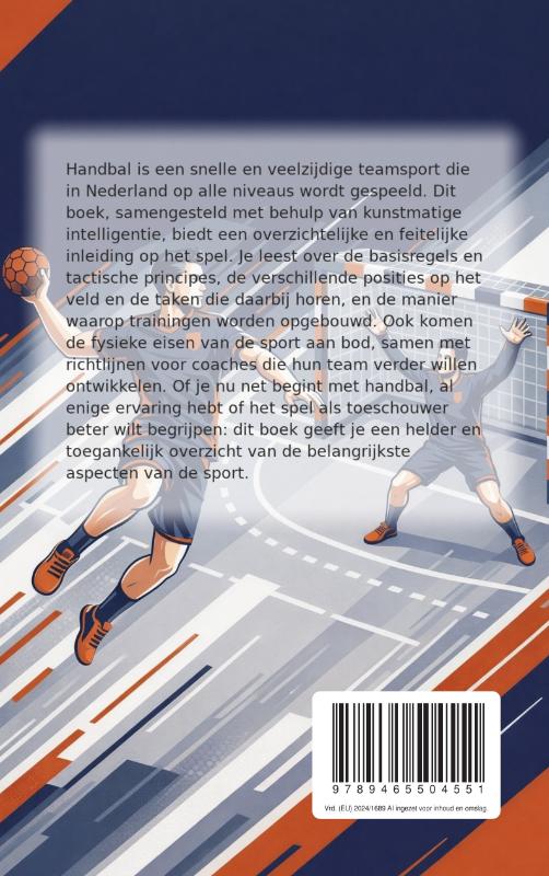 Achterkant van Alles over Handbal